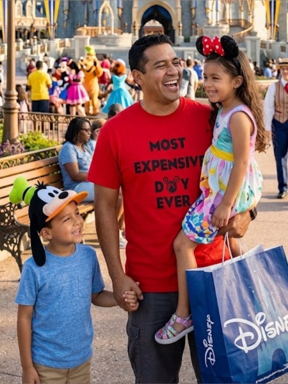 Gildan Red Short-Sleeve Graphic  Funny Tee - "Most Expensive Day Ever"